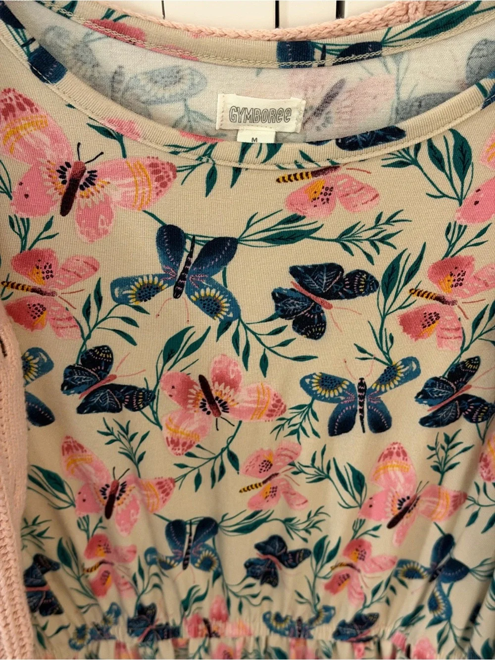 Gymboree M 7/8 Lot - Vest Flare Jeans White Top Floral Dress EUC